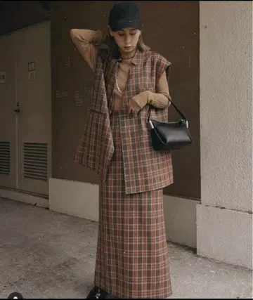 Ameri vaintage OTONA WRAP VEST SET UP