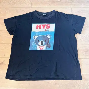 HYSTERIC GLAMOUR 그래픽 T셔츠 블랙