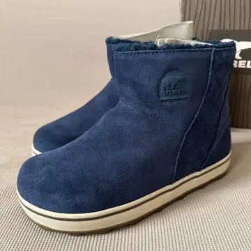 여성용 새상품 SOREL 그레이시 숏부츠 네이비 23.5cm