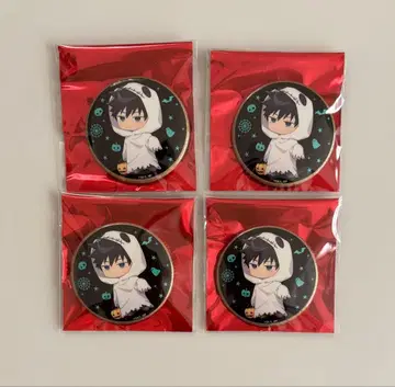 주술회전 말큐브 캔뱃지 후시구로 메구미 4개 세트