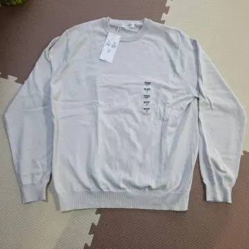 ORIHICA 비즈 니트 M 사이즈 라이트 그레이