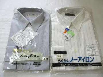 (O-34)미사용 와이셔츠 2장 세트 커터 셔츠 39-84/39-82