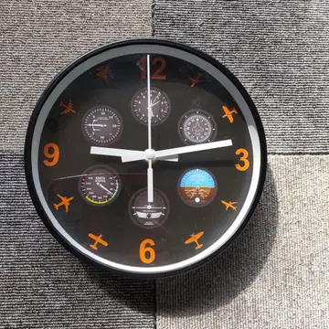 항공 계기 디자인 벽시계