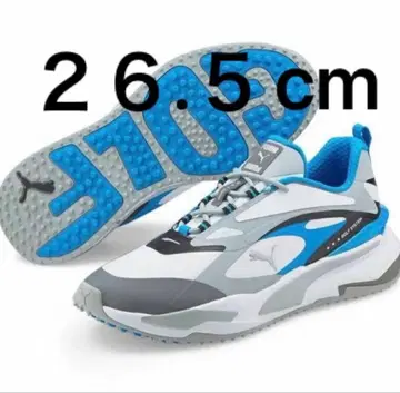 새상품 남성용 푸마 골프화 GS 패스트 376357-01 (화이트 블루)