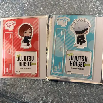 주술회전 카페 2025 아크릴 스탠드 고죠 사토루 쿠기사키 노바라