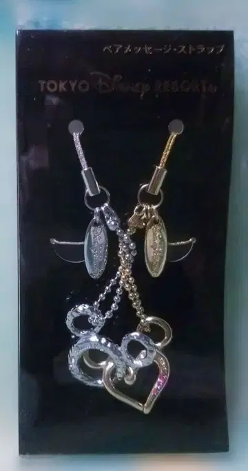 도쿄 디즈니 리조트 [페어 메시지 스트랩] 소중한 사람과