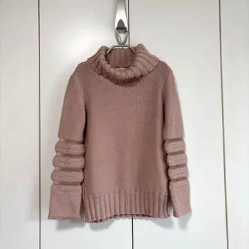 필로소피 디 알베르타 페레티 핑크 터틀넥 스웨터