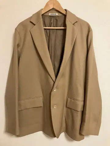 AURALEE 울 자켓 베이지 사이즈 4