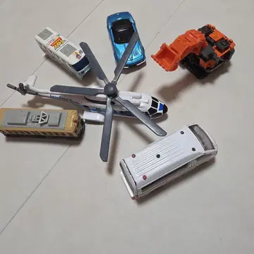 미니카 세트 승용차 트럭 헬리콥터