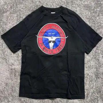 [ 90s ] 'FRUIT OF THE LOOM' 티셔츠 버팔로 스컬