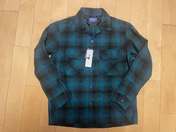 BACK NUMBER 울 믹스 오픈 카라 셔츠 S 보트 셔츠