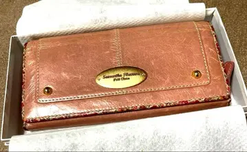 사만다 사만다 타바사 쁘띠 초이스 장지갑 핑크 꽃무늬