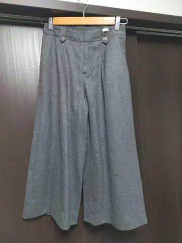 리플렉트 그레이 가우초 팬츠 버튼 포함