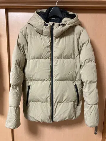 GU 후드 부착 다운 자켓 남성용 L 방한 지유