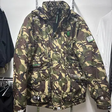 AAPE 카모 패턴 나일론 자켓 XL 사이즈