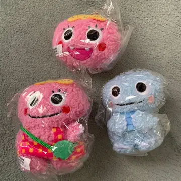 간코짱 가챠가챠 봉제 인형 볼체인 2세트