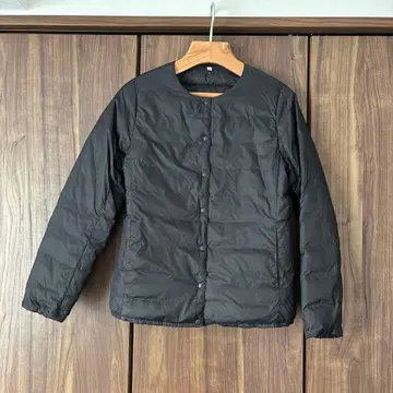 무인양품 다운 자켓 블랙