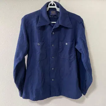 70년대 Pendleton 네이비 긴팔 셔츠 S 사이즈