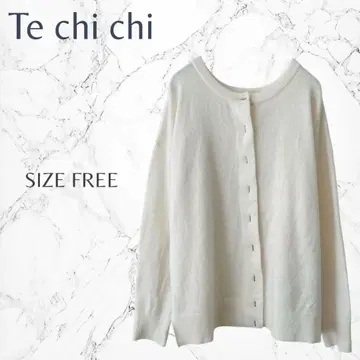 테치치 한 장 있으면 편리한 깔끔한 울 혼방 스테디셀러 겉옷 가디건 프리