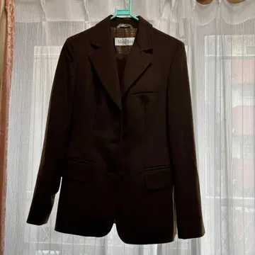 맥마라 화이트 택 팬츠 수트