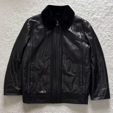KIRCILAR 가죽 자켓 모드 광택감 블랙