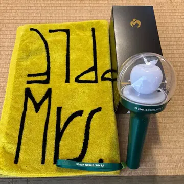 Mrs. GREEN APPLE 응원봉 타월 세트 나고야 첫날만 사용