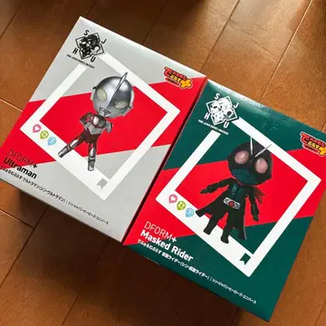 DFORM+ 데포름플러스 울트라맨 & 가면라이더 피규어 세트