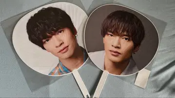 [ 미개봉 새상품 ] 후카사와 타츠야 부채 2종 세트