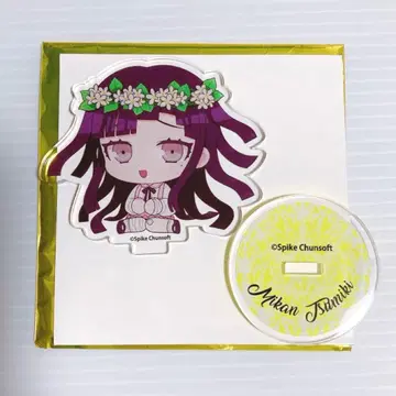 츠미키 미캉 good spoon 콜라보 카페 아크릴 스탠드 단간론파