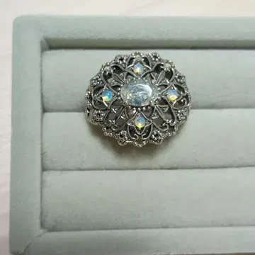 오팔 실버 반지