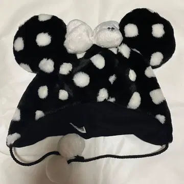 디즈니 팬 캡 도트 블랙
