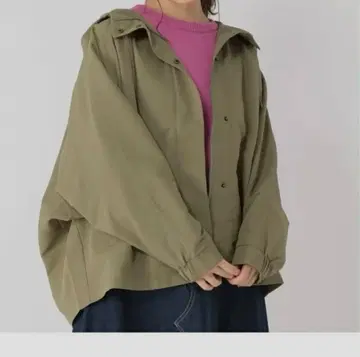발수 판초 마운틴 파카 스튜디오 클립 자켓 카키 그린
