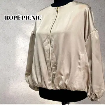 로페피크닉 집업 블루종 미들 기장 노카라 5755