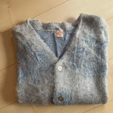 KODRYK 파란색 무늬 가디건