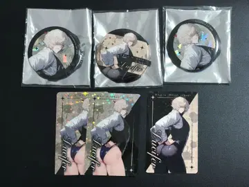 지옥의 어디가 나빠? 루시퍼 캔뱃지 아크릴 참 폴라로이드풍 카드 특전