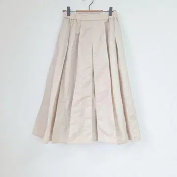 COOMB 쿠 플레어 스커트 턱 포함 베이지 F 사이즈