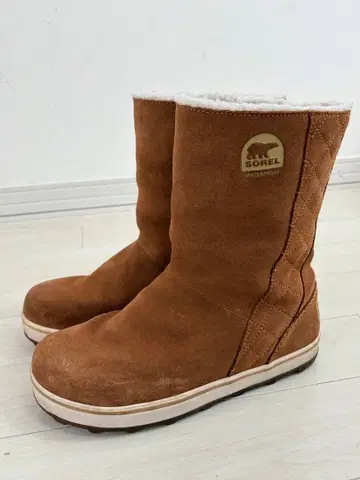 SOREL 스웨이드 브라운 어그 부츠 소렐