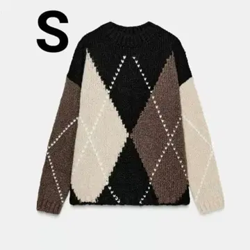 완판템 ZARA 마름모 니트 스웨터