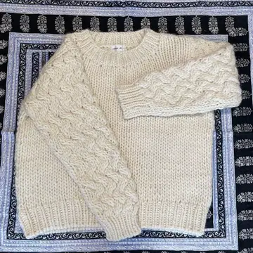 FRAY I.D 로빙 니트 케이블 니트