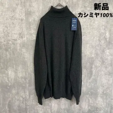 EVSEG 캐시미어 터틀넥 스웨터 캐시미어 100% 몽골산 L