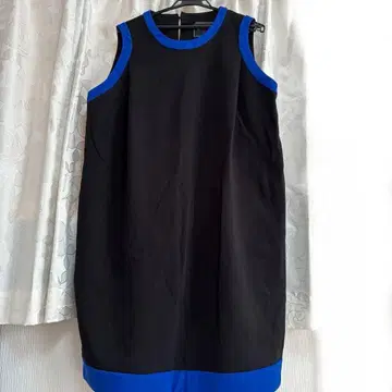 pierre cardin 슬리브리스 원피스 블랙/블루