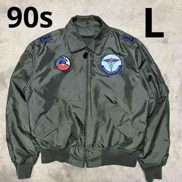 90s CWU-45p 플라이트 자켓 MA-1 빈티지 와펜