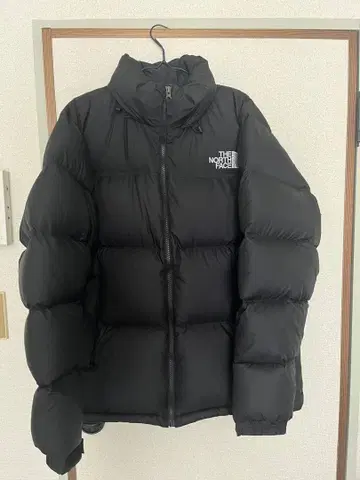 THE NORTH FACE 블랙 눕시 다운 자켓 XL