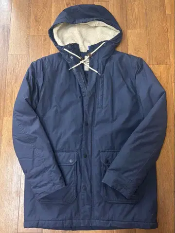 H&M 네이비 모즈 코트