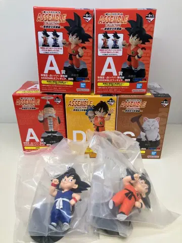 제일복권 드래곤볼 ASSEMBLE 피규어 5체 세트