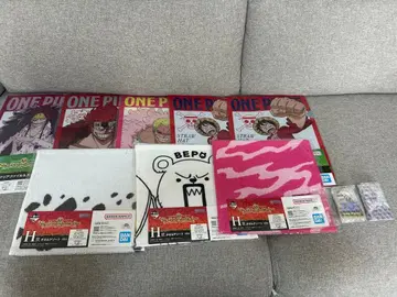 원피스 제일복권 클리어 파일 & 타월 & 키링 세트