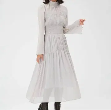 FRAYI.D 코드 셔링 원피스