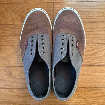 Vans 슬립온 스니커즈 브라운/그레이