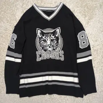 [ 새상품급 ] CHIP CLIP 칩 클립 니트 남성용 블랙 L