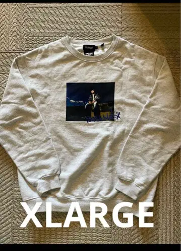 XLARGE L 사이즈 사진 프린트 트레이닝복